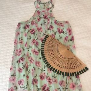 Altar'd State Chiffon Floral Summer Dress